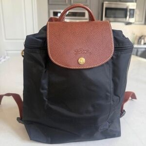 Longchamp Le Pliage Backpack in Black - New